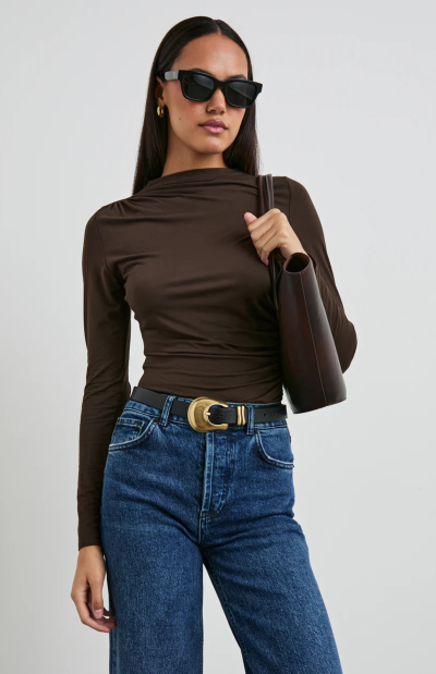 Joelle Top in Espresso