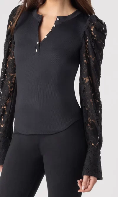 Macoy Lace Combo Top - Image 5