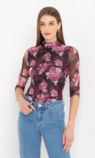 Milo Floral Mesh Bodysuit - coming soon - Image 6
