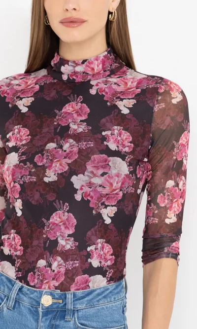 Milo Floral Mesh Bodysuit - coming soon - Image 5
