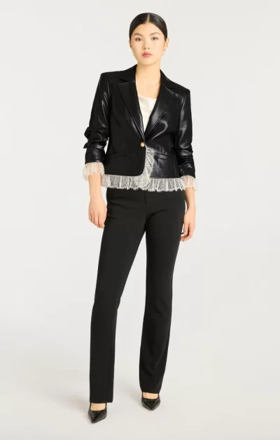 Roxie Vegan Leather Le Petit Blazer - Image 2