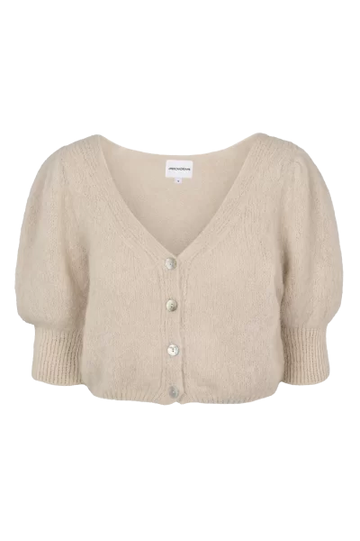 Manda Reverse Cardigan in beige - Image 5