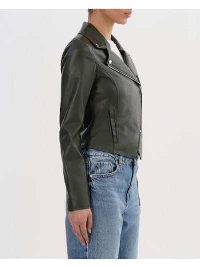 PASCALE Fitted Jacket in dark olive - coming soon - Image 3