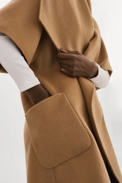 PENELOPE Wool Coat in camel - coming soon - Image 5