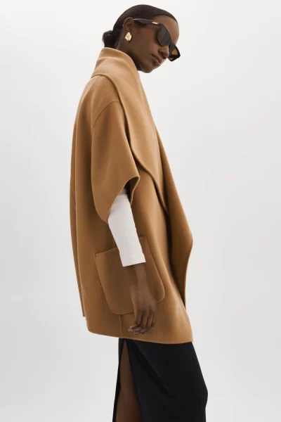 PENELOPE Wool Coat in camel - coming soon - Image 6