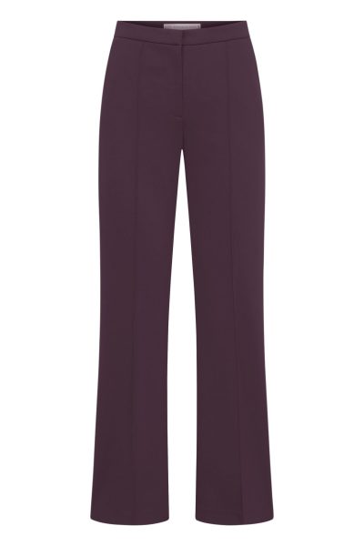 Doro Flared Pant in Burgundy - Image 4