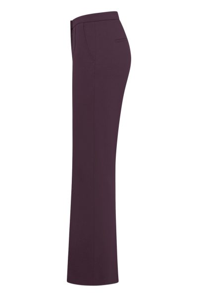Doro Flared Pant in Burgundy - Image 2
