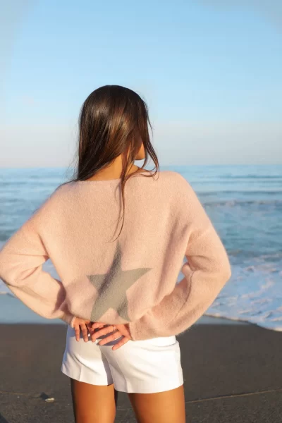 Molly Star Sweater in light pink - Image 2