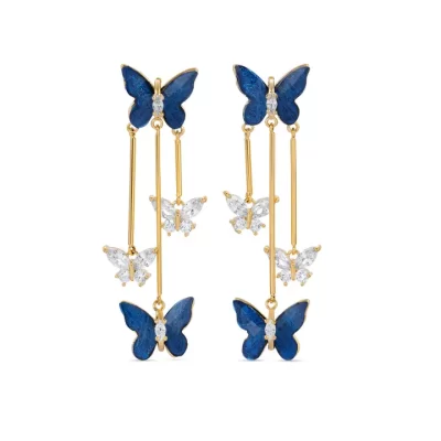Luisa Butterfly Dangle Earring - Image 2