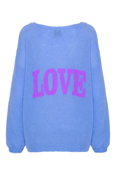 Silja Love Sweater in sky blue - Image 4