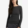 Taleen Fine knitted top in oyster - Image 7