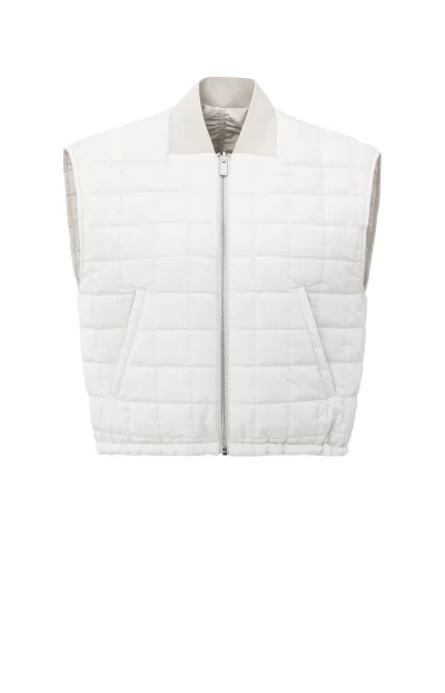 Camden Reversible Vest in beige - Image 10