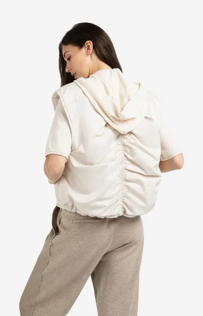 Camden Reversible Vest in beige - Image 7