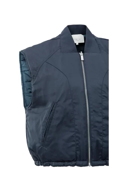Camden Reversible Vest in inkwell blue - Image 10