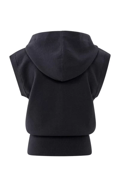 Harlee Sleeveless hoodie inwell blue - Image 3