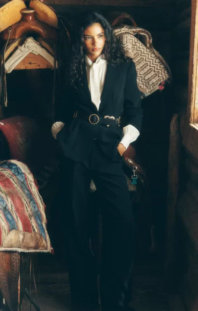 Cheyenne Gold Belt Blazer - Image 6