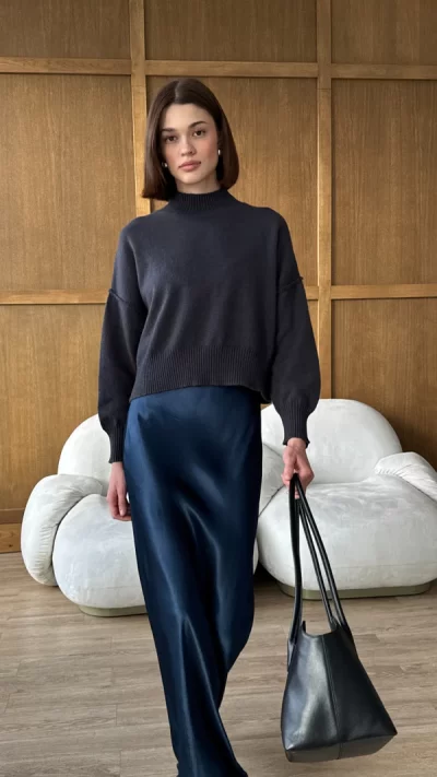 Lottie Sweater - Carbon - Image 6