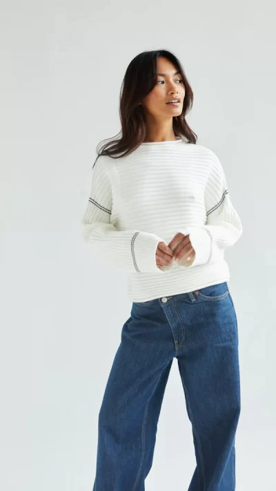Anna Sweater - Ivory - Image 4
