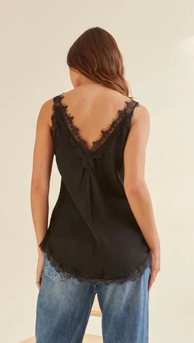 Solange Camisole - Black - Image 4