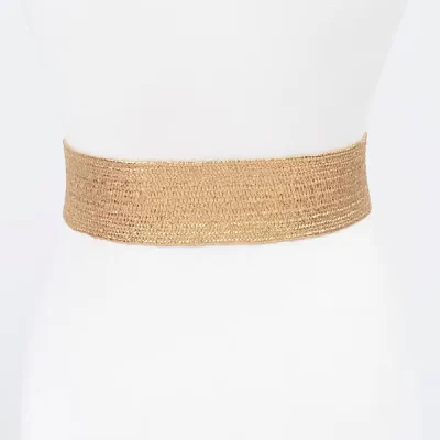 Multi Stone Metallic Belt in gold - Image 3