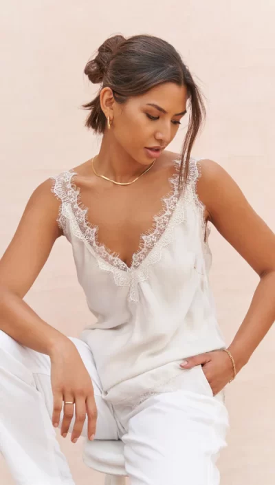 Solange Camisole - Cream - Image 11