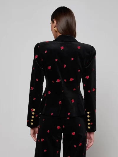 Kaisley Velvet Blazer - Image 4