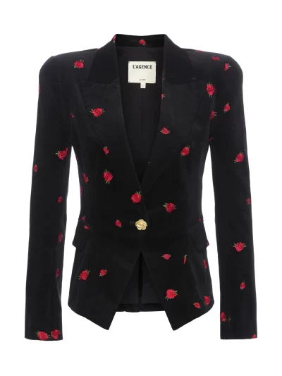 Kaisley Velvet Blazer - Image 2