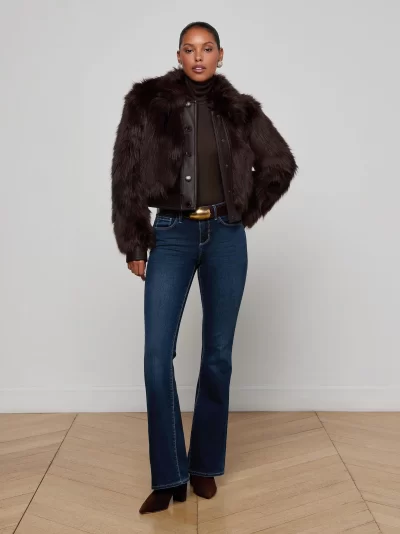 Claira Faux Fur Jacket - sz 4 - Image 5