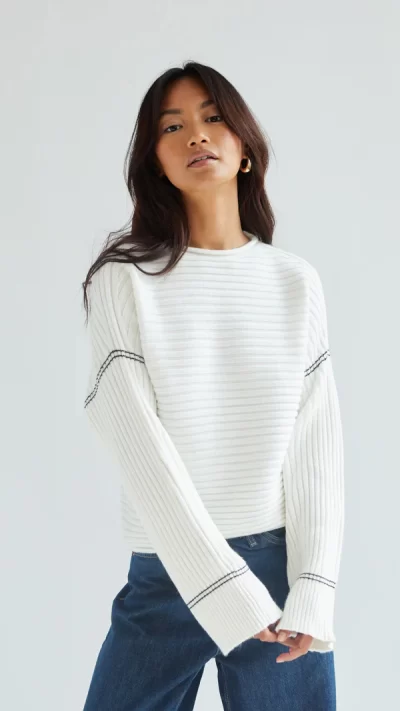 Anna Sweater - Ivory - Image 9