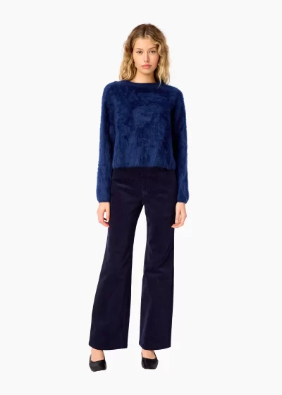 Navy Nial Cashmere Sweater - Image 4