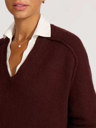 Layered V-Neck Pullover - Image 3