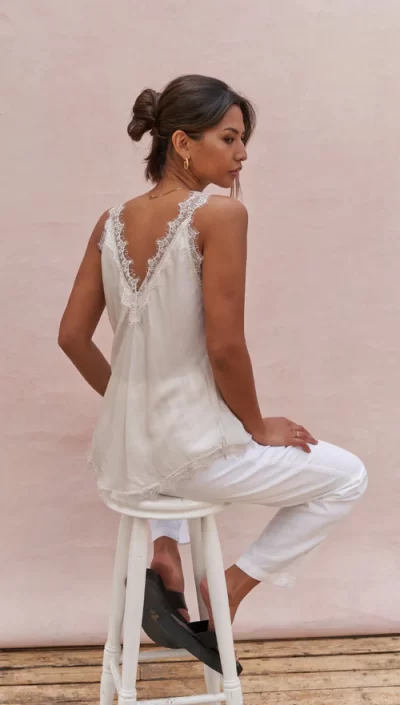 Solange Camisole - Cream - Image 3
