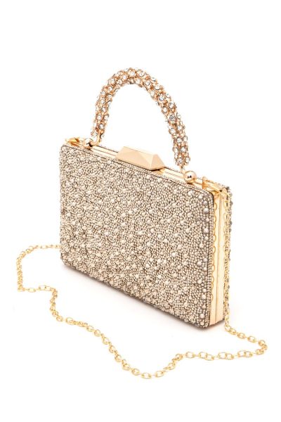 Jaz Clutch in gold - Image 2