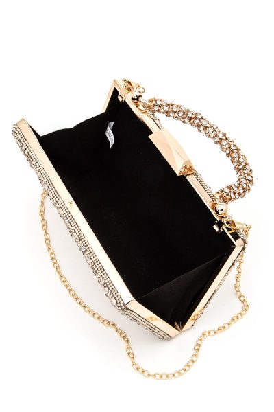 Jaz Clutch in gold - Image 3