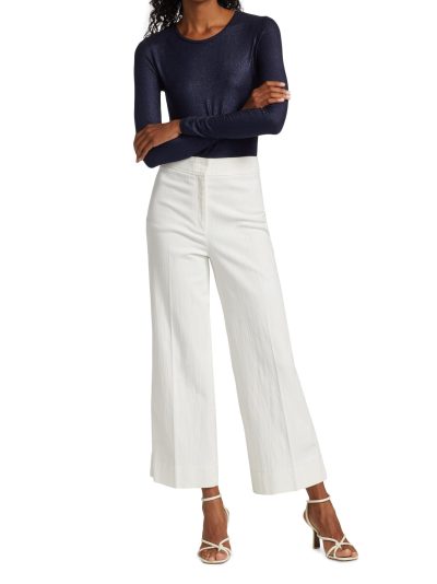 Mani Metallic Crewneck in marine - Image 2