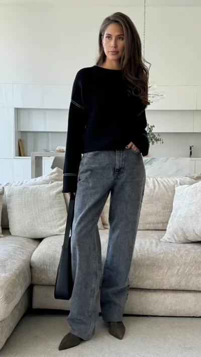 Anna Sweater - Black - Image 6