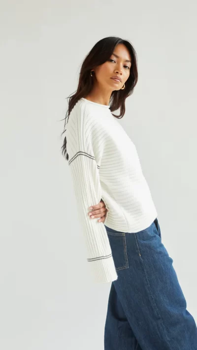 Anna Sweater - Ivory - Image 2