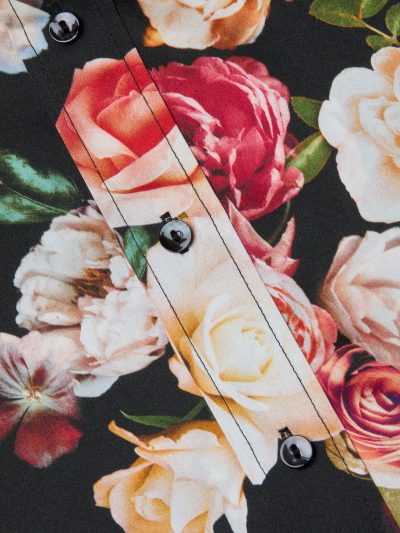 Dani Silk Blouse in Cluster Floral - Image 3
