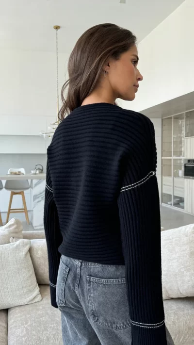 Anna Sweater - Black - Image 4