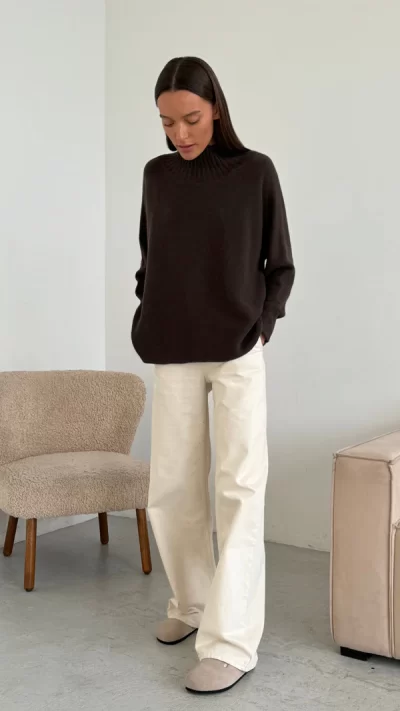 Alma Sweater - Dark Espresso - coming soon - Image 7