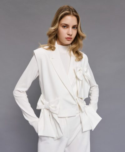 jessica vest in off white - Image 6