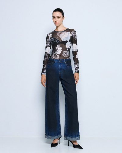 Rose Mesh Top - Image 2