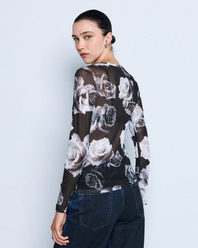 Rose Mesh Top - Image 4