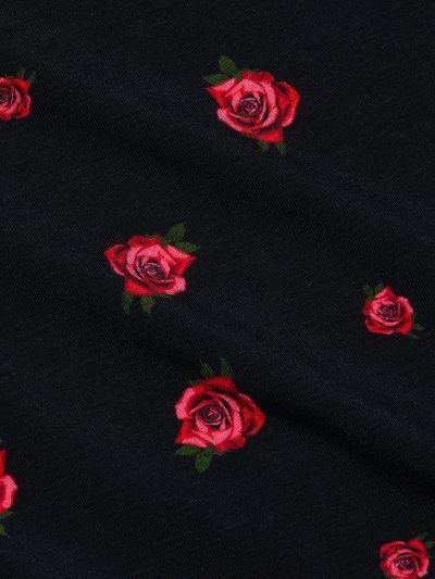 Ressi Fitted Tee in black rose - Image 3