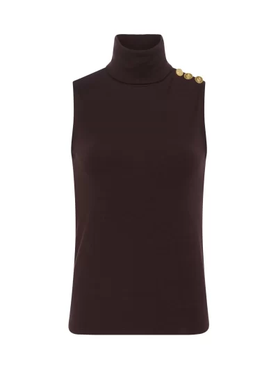 Ceci Sleeveless Turtleneck - Image 2