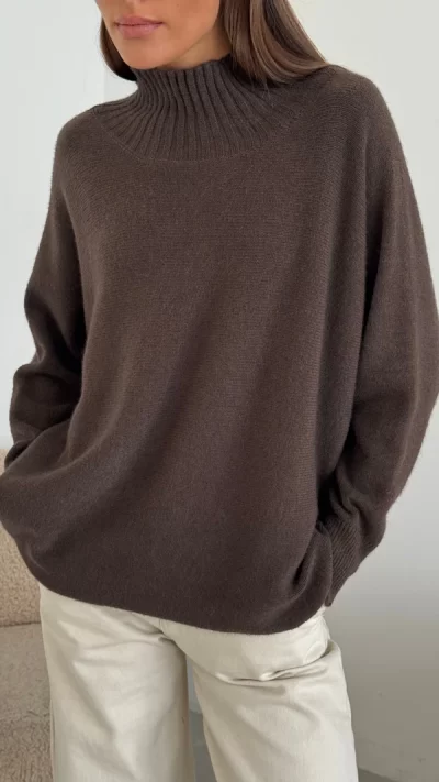Alma Sweater - Dark Espresso - coming soon - Image 5