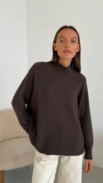 Alma Sweater - Dark Espresso - coming soon - Image 4