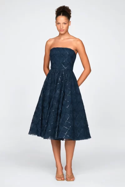 ANNA TEXTURED TULLE COCKTAIL - Image 2