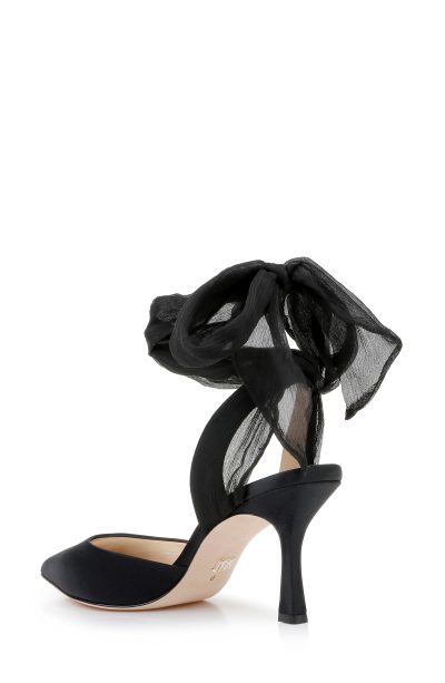 Blaze Satin Bow Stilettos - Image 4