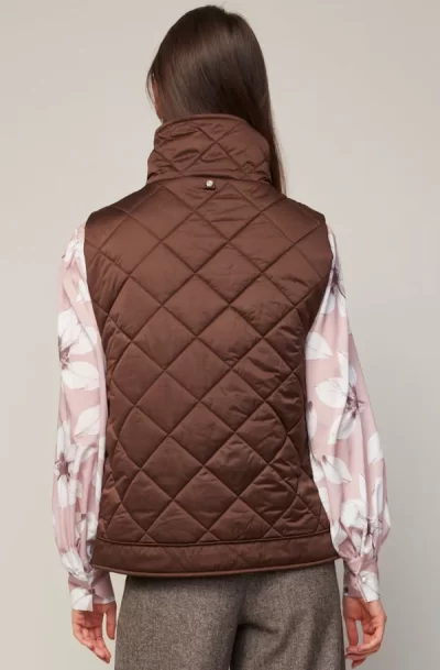 Brielle Quilted Vest in java - Image 4